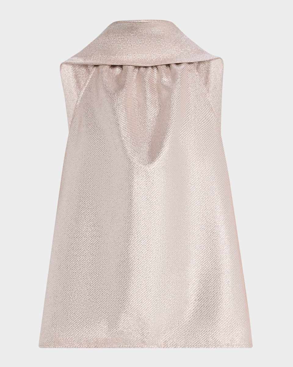 Hattie Sleeveless Tie-Neck Top